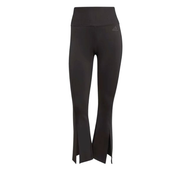 Adidas Hyperglam Flared Rib Pants - Picture 1 of 8